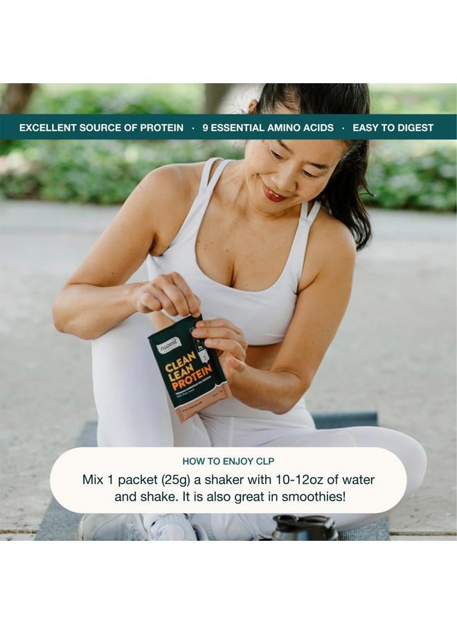 Nuzest Smooth Vanilla Clean Lean Protein - Premium Vegan Protein Powder, Plant Protein Powder, European Golden Pea Protein, Dairy Free, Gluten Free, GMO Free, Single Serving - Image 5